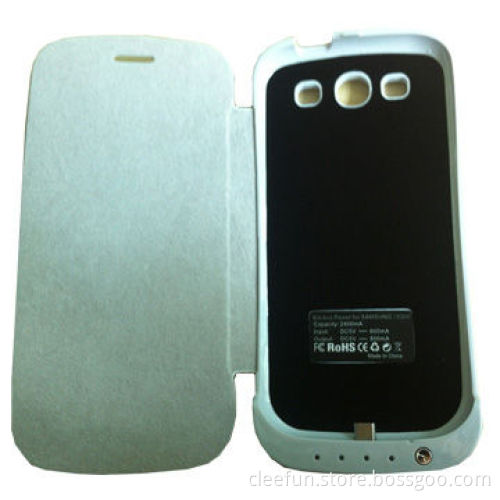 2000mAh Portable Power Banks Case Backup for Samsung Galaxy S3